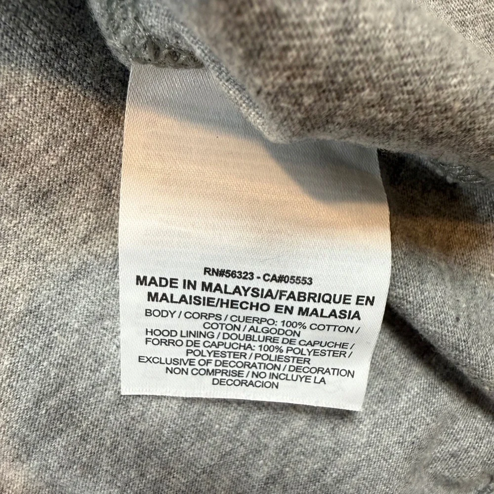 Nike Full Zip Hoodie Mens 3XL Grey Graphic Pixelated Lightweight Sportswear